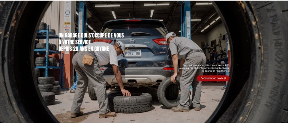 Aperçu du site ETS & Josh Auto