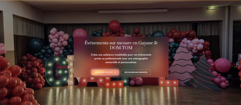 Aperçu du site Nel's Event